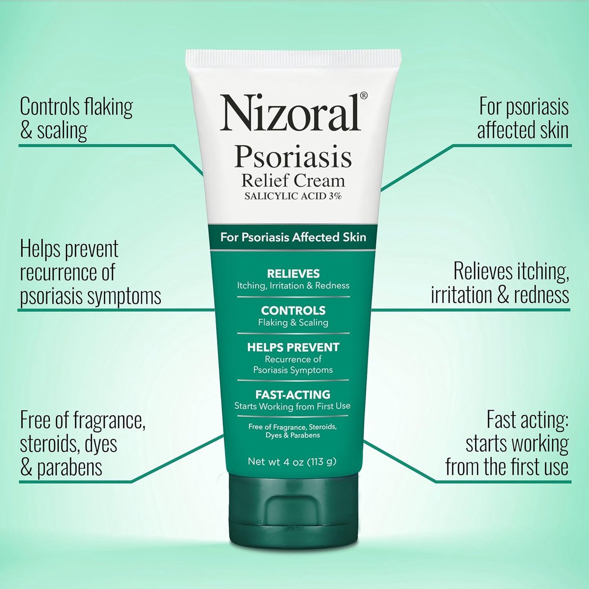 Nizoral Psoriasis Relief Cream 113ml