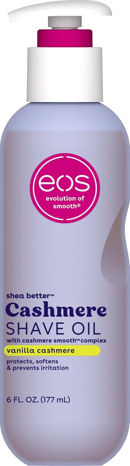 eos Cashmere Skin Collection Shave Oil, Vanilla Cashmere 177ml