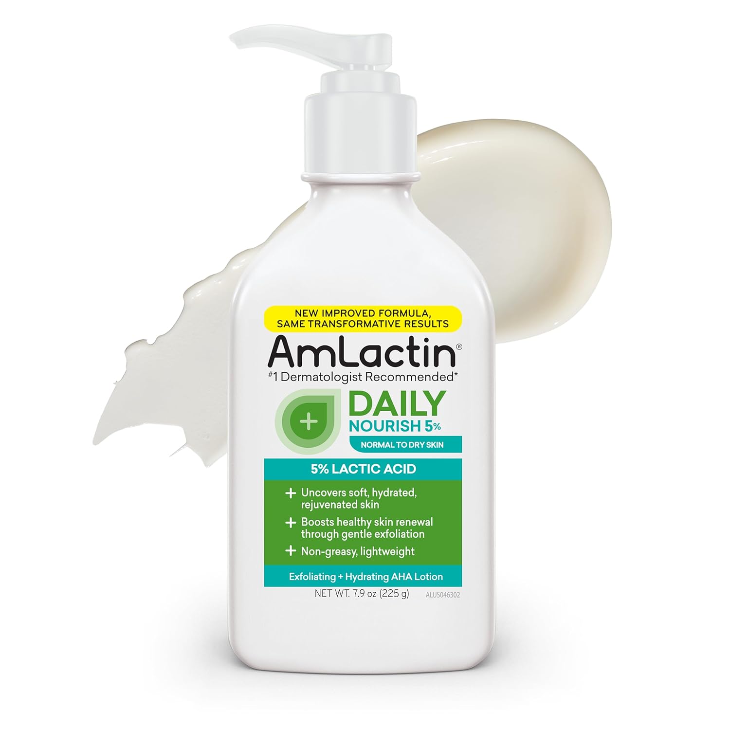 AmLactin Daily Nourish Lotion with 5% Lactic Acid AHA 225g