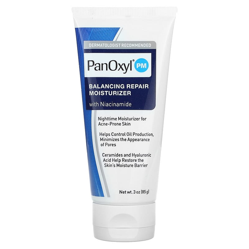 PanOxyl, PM, Balancing Repair Moisturizer with Niacinamide 85g