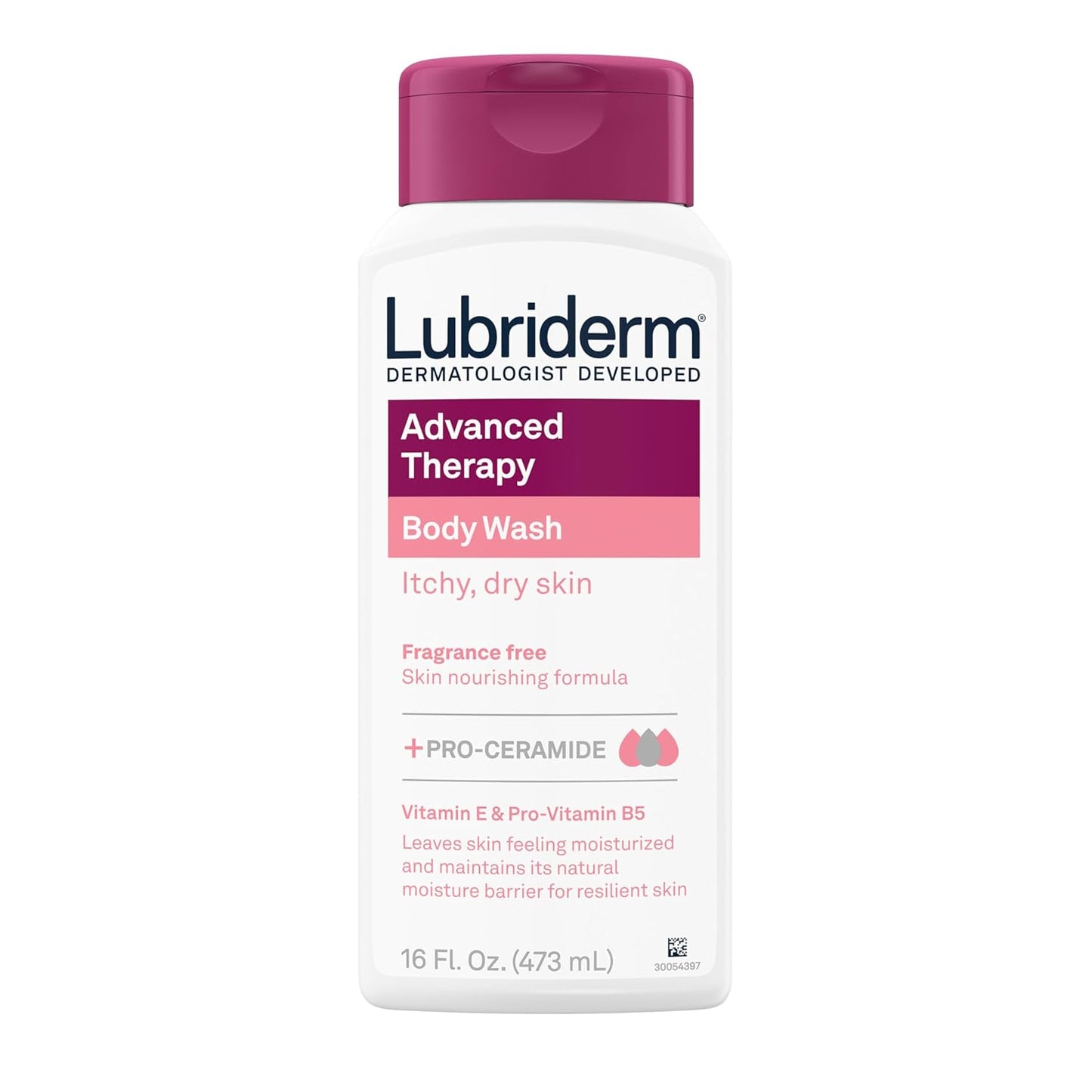 Lubriderm Advanced Therapy Body Wash Vitamine E en pro-vitamine B5 - 473ml