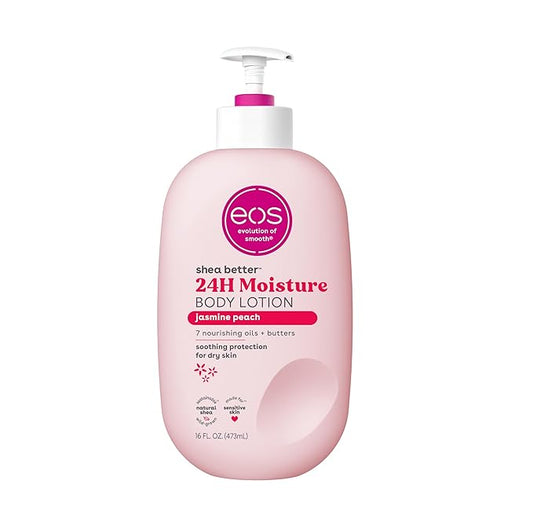 eos Shea Better Moisture Body Lotion - Jasmine Peach - 473ml