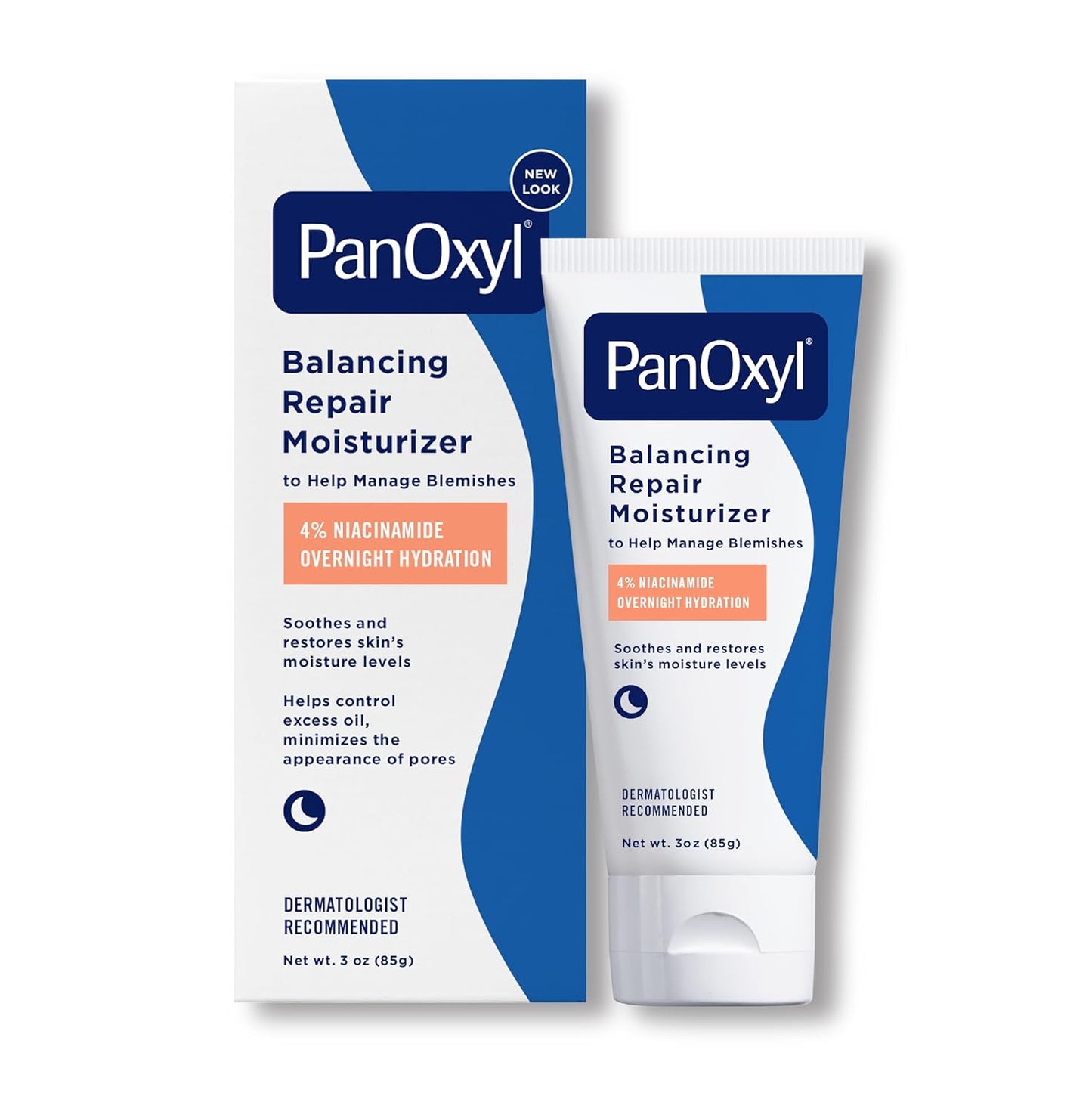 PanOxyl PM Balancing Repair Moisturizer with Niacinamide, Ceramides 85g