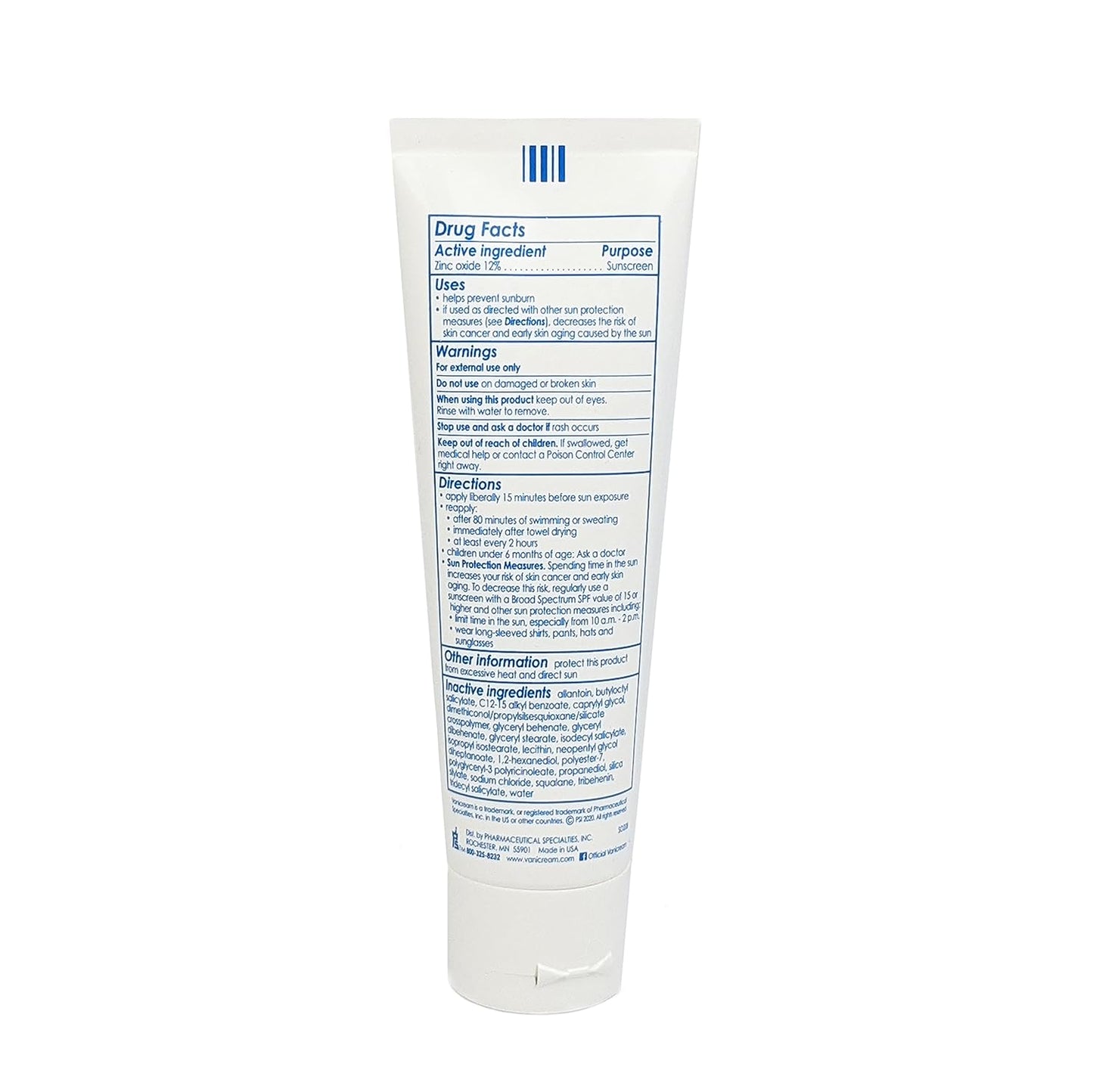 Vanicream Sunscreen Broad Spectrum SPF 50+ - 85g