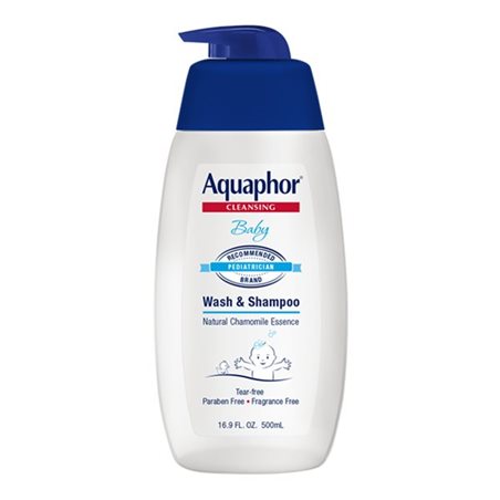 Aquaphor babywas & shampoo - vrij van parabenen & parfum 500ml