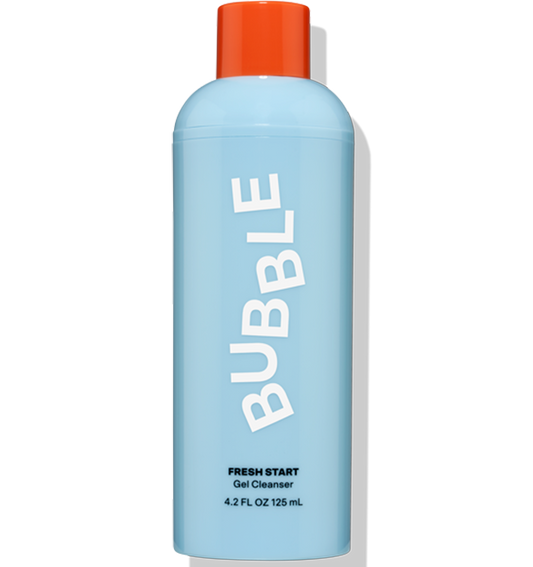 Bubble - Skincare Fresh Start Cleanser PHA + cafeïne voor huidkalmerende, textuur + acne-ondersteuning - Gevoelige huidvriendelijke gezichtsreiniger werkt diep in de poriën - 125 ml