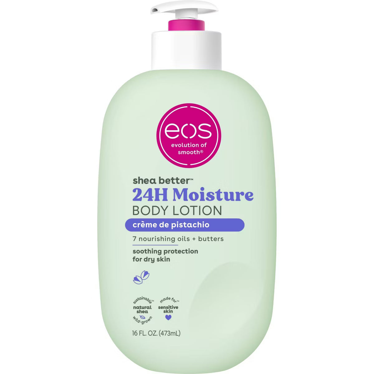 eos Shea Better 24H Moisture Body Lotion - Crème de Pistachio 473ml