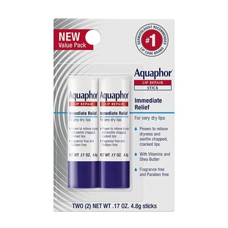 Aquaphor Lip Repair Stick, Lip Protectant, Moisturizing Lip Balm Multipack - 2 STUKS