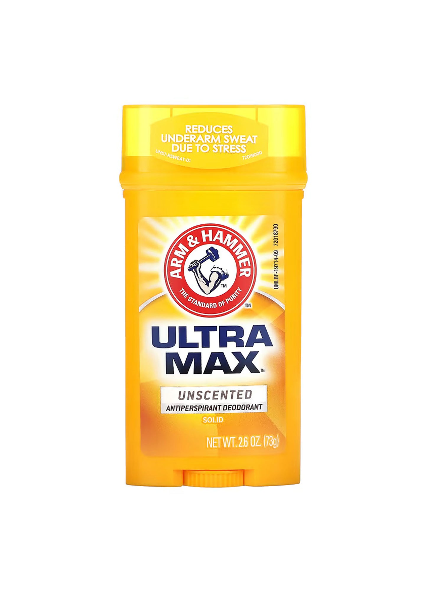 Arm & Hammer, UltraMax, vaste anti-transpirant deodorant, ongeparfumeerd, 2,6 oz (73 g)