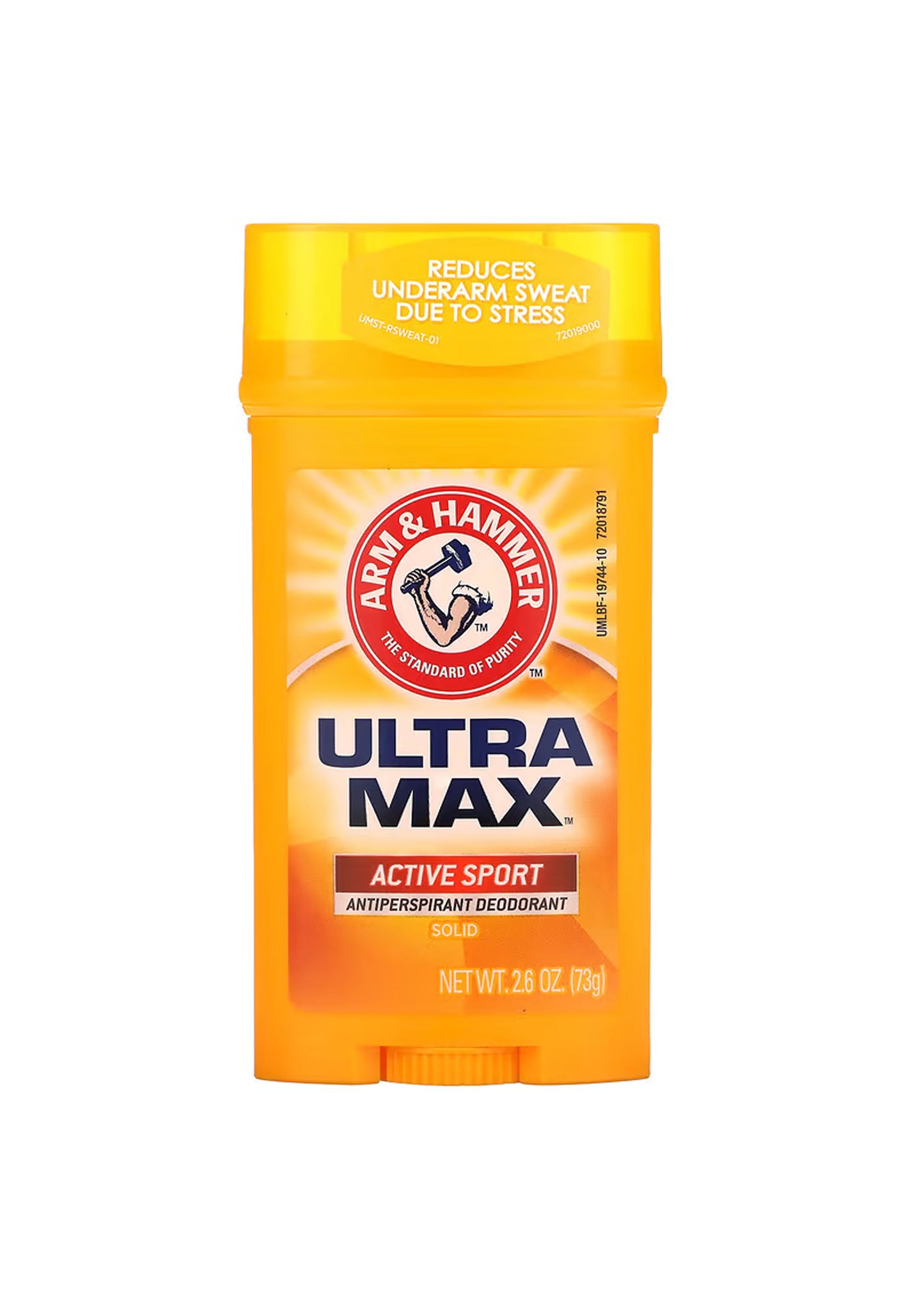 Arm & Hammer, UltraMax, solide anti-transpirant deodorant - actieve sport, 2,6 oz (73 g)