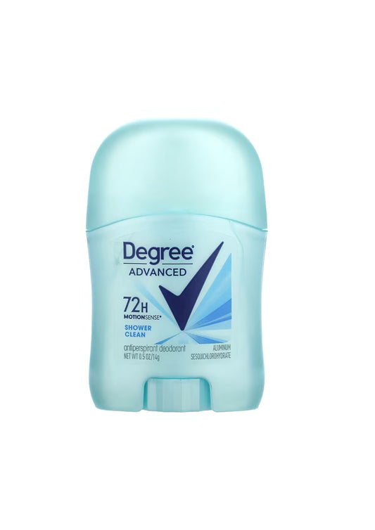 Degree - Advanced 72 Hour MotionSense - Antiperspirant Deodorant - Shower Clean - Reisformaat - 14 g