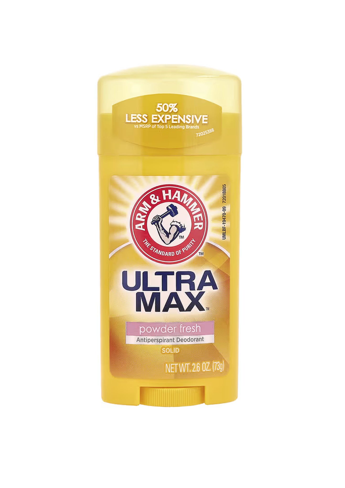 Arm & Hammer, UltraMax, Solid Deodorant, Powder Fresh 73g