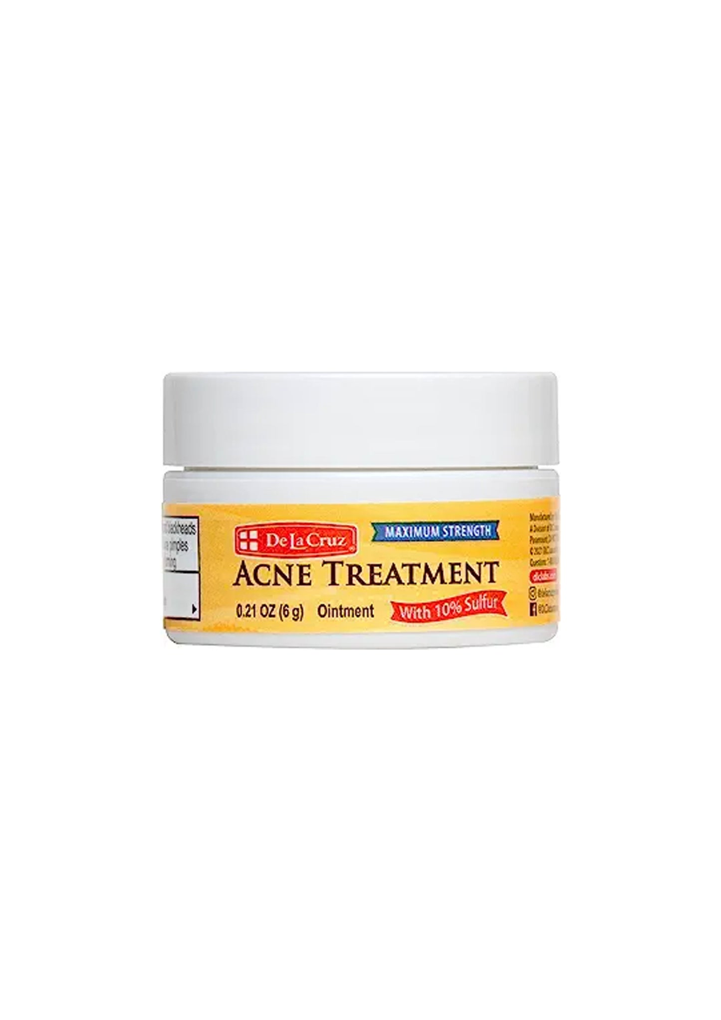 De La Cruz - Acne Treatment Ointment 10% Sulfur - 6 g