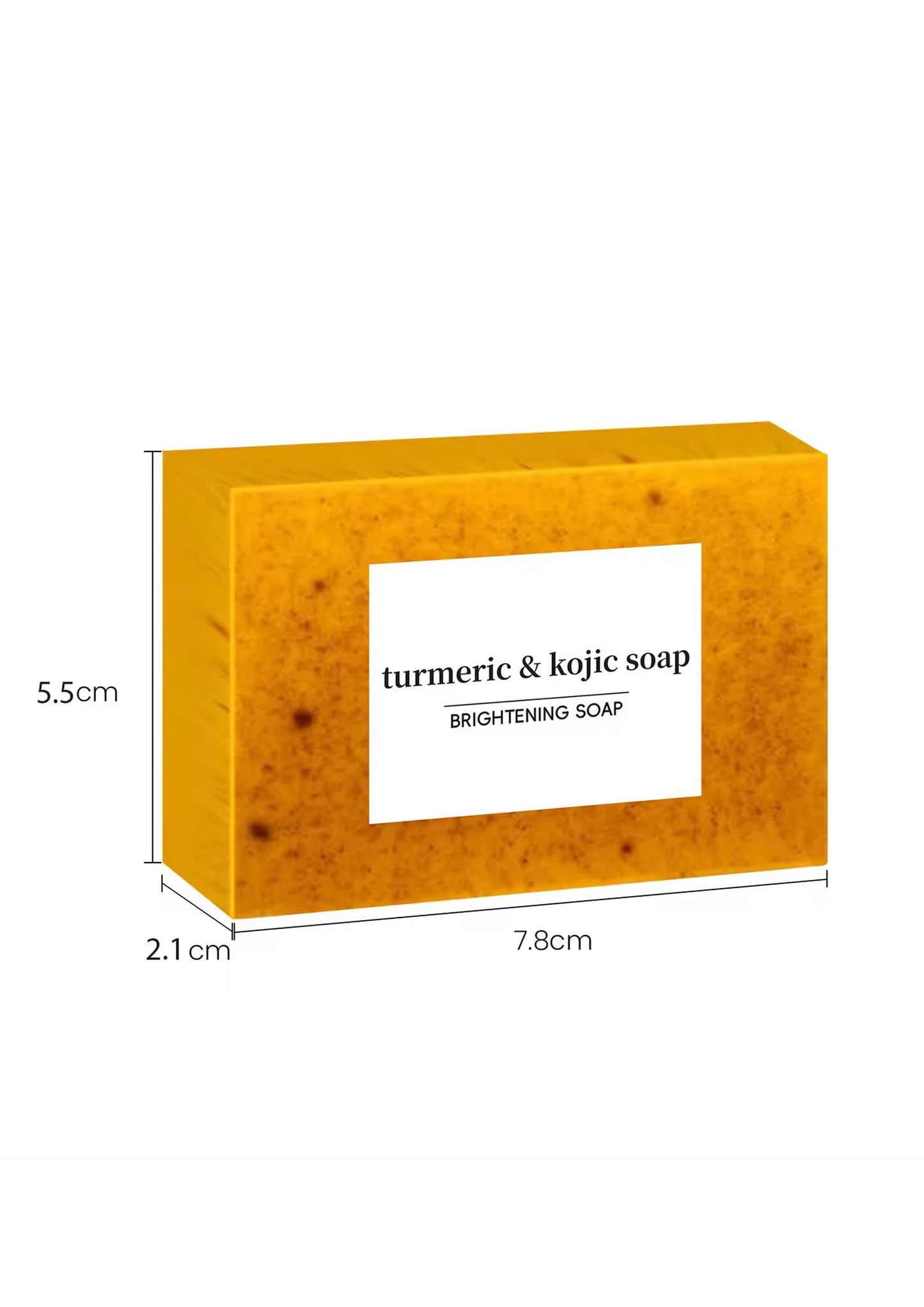 Kojic Acid - Hand Made Brightening Facial Dark Spots Remover Lemon Organic Ginger Turmeric And Kojic Acid Soap  - voor donkere vlekken Citroen Biologische gember-kurkuma en kojiczuurzeep Handgemaakt