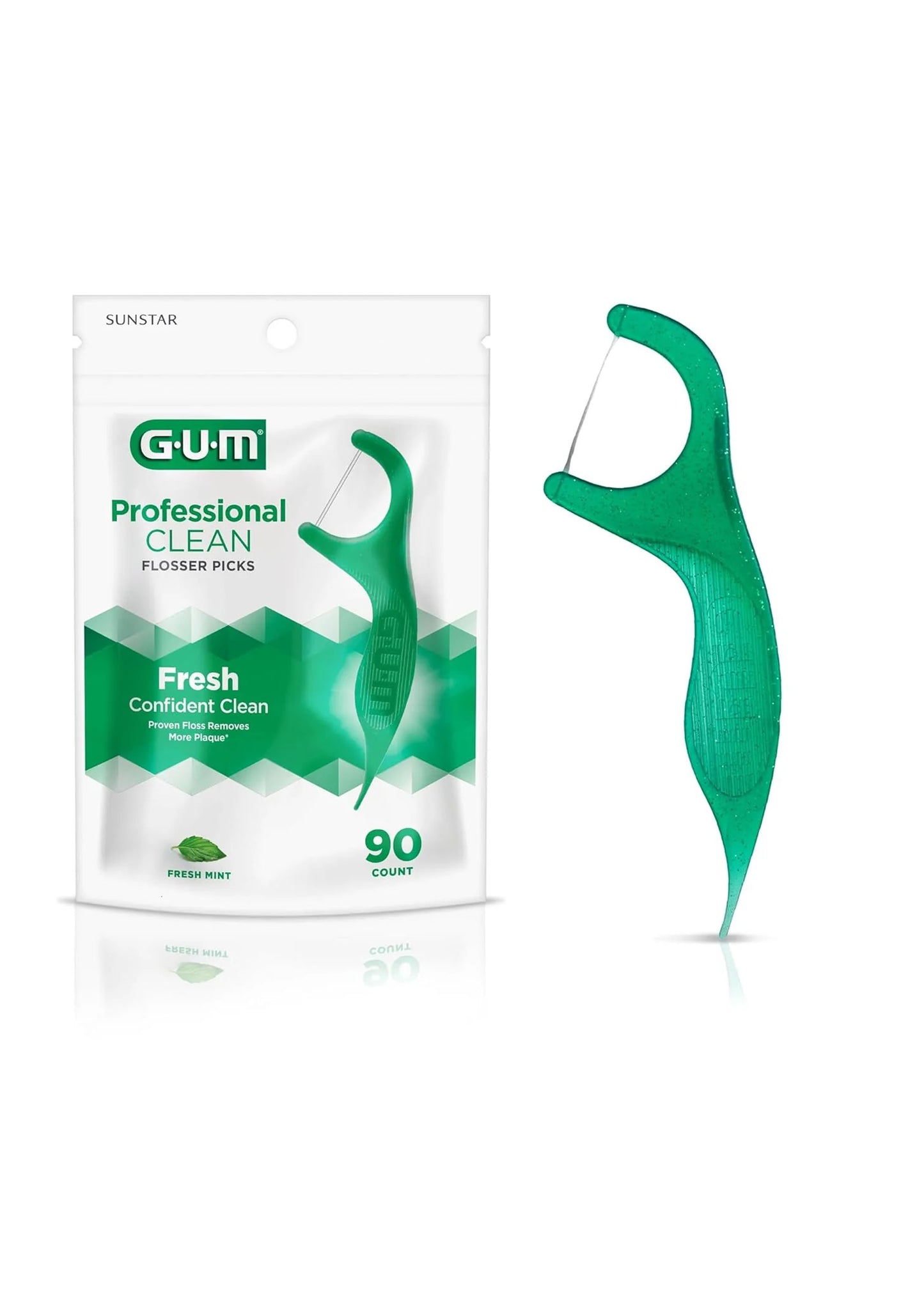 Gum Comfort Slide Flosser - Flosdraad - Floss Picks - Fresh Mint - 90 stuks